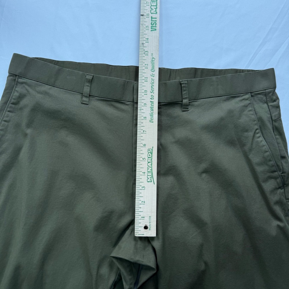 Fabletics Mens The High Side Chino Classic Fit 5-Pocket Pant Olive Green 40x32 - Picture 6 of 10